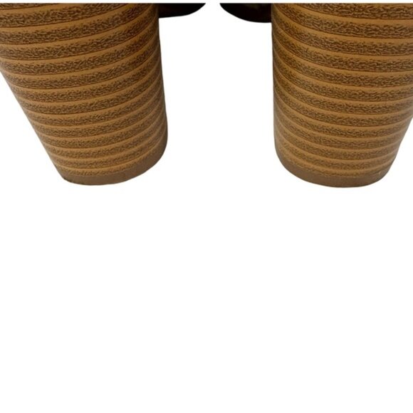 ZBY Brown Suede Ankle Booties Women’s 8.5 | Chunky Heel - Picture 11 of 11